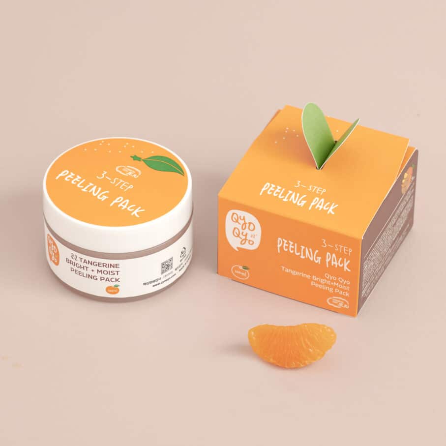 QyoQyo Tangerine Bright+Moist Peeling Pack