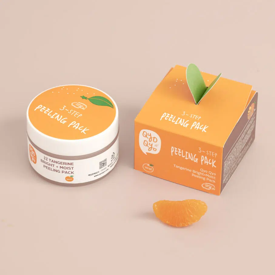 QyoQyo Tangerine Bright+Moist Peeling Pack